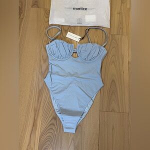Montce Swim x Olivia Culpo One piece Swimsuit NWT Size L
